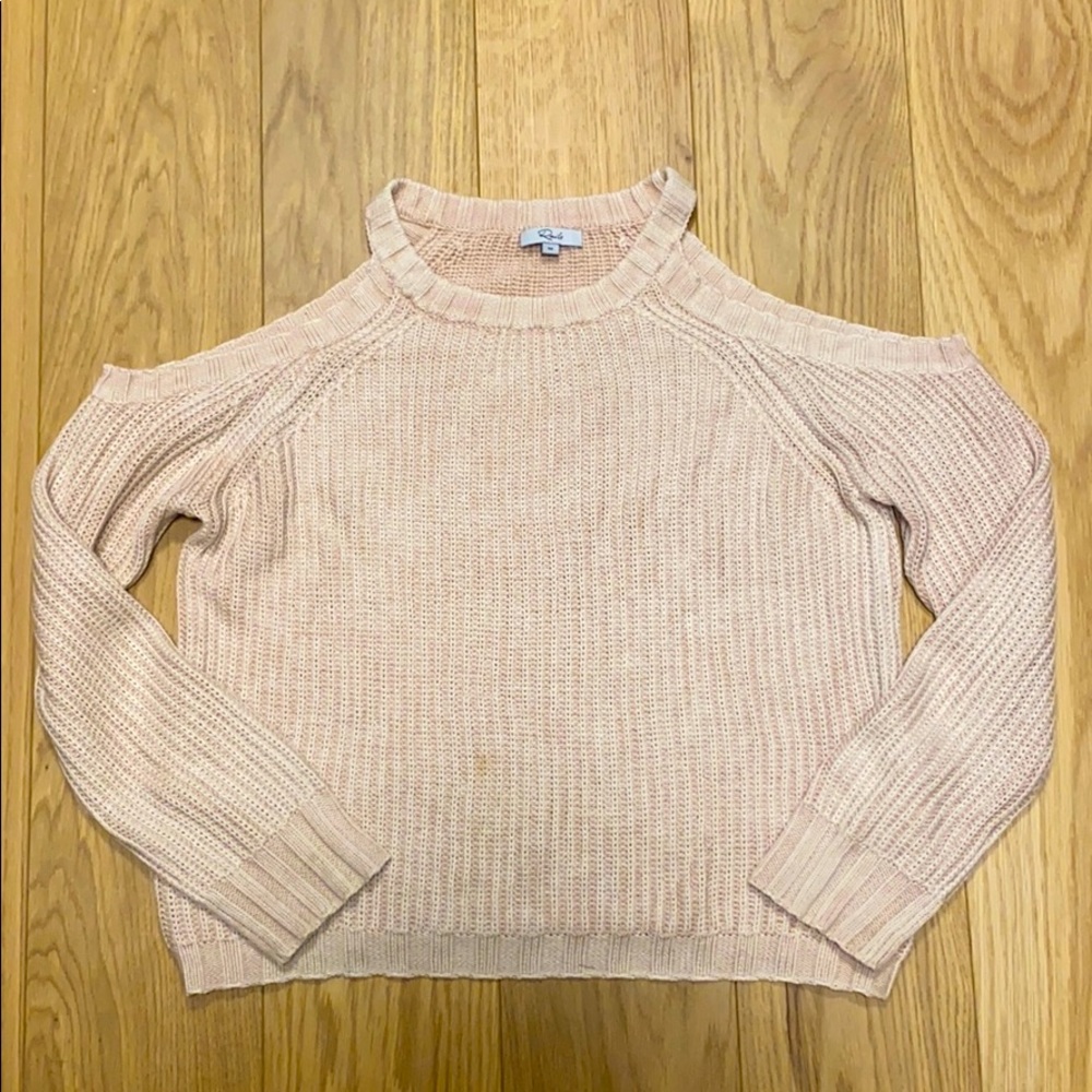 Rails Cold Shoulder Blush Sweater - image 4